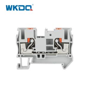 Cheap JPT 6 Non - Flammable Push In Terminal Block Connector High Performance Easy Operation Grey Nylon PA66 for sale