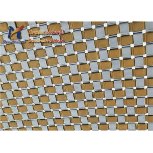 Flat Museums Architectural Stainless Steel Mesh Screen 12.8mm