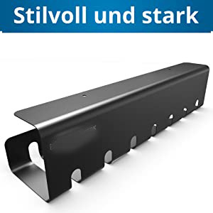 Maximize Space with Perforated Computer Desk Cable Management Rack Tray