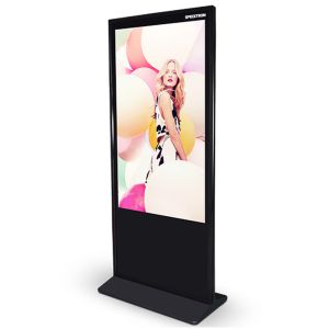 500 nits 55'' Floor Standing Digital Signage Multi Language Support Advertising
