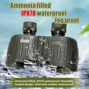 M830R Series Marine Binoculars durable Polycarbonate and NBR rubber armoring