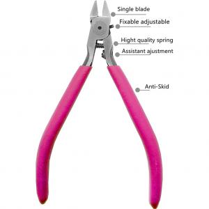 Cheap 5 Plastic Cutting Pliers Nippers Single Cutting Edge Arts Crafts Industrial Grade for sale