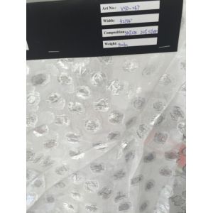 silk/metallic clipped jacquard