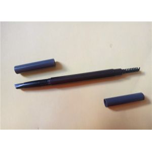 Plastic Automatic Fine Brown Eyebrow Pencil With Brush ISO Certification