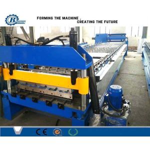 Single Decking Roof Panel Roll Forming Machine , Metal Roof Sheet Roll Former