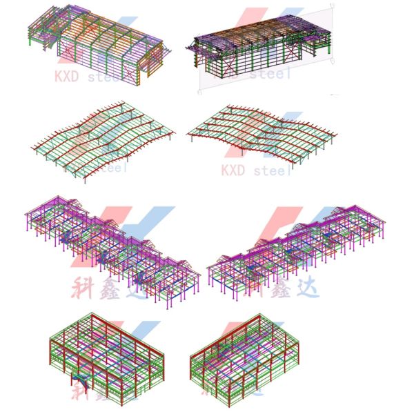 High Rise Steel Structure Prefab Airplane Hangar Metal Aircraft Hangars Warehouse