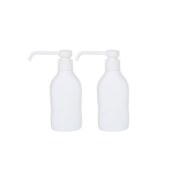 Quality Matt White 200ml Hand Sanitizer Pump Bottle With Long Nozzle Spray Lotion Pump wholesale