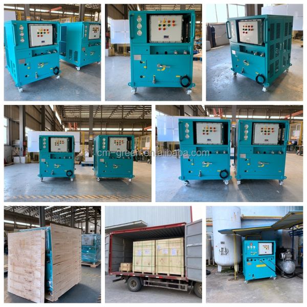 R404a Single Stage Refrigerant Reclaim Machine With 4kg/Min Filling Rate