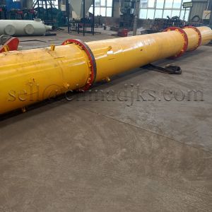 Pasture Elephant Grass Rotary Drum Dryer Energy Saving