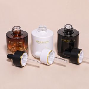 Cheap Transparent Glass Serum Dropper Bottles for Custom Skincare Requirements for sale