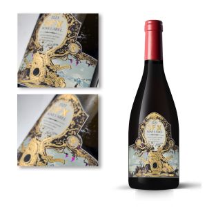 Custom Wine Bottle Ingredient Information Stickers - Self-Adhesive Labels for