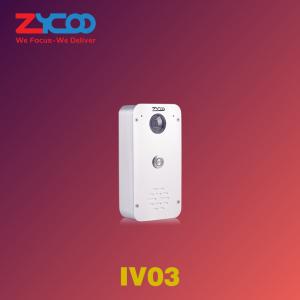 Push Button IP Video Intercom With Built In HD Camera Support PoE+