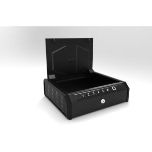 Electronic Portable Handgun Case with Biometric Indentification Safe Security