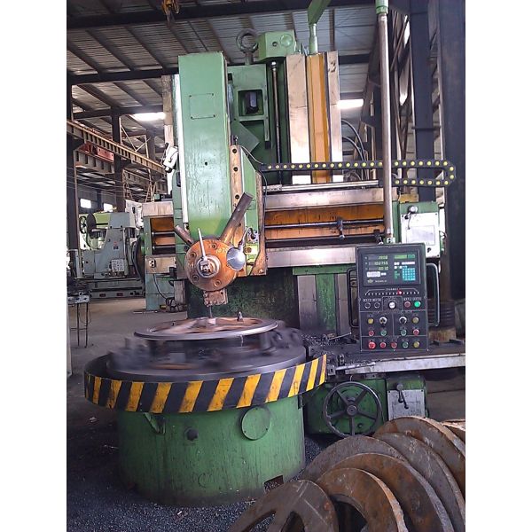 Quality Screw Propeller Manual Vertical Lathe / Single Column Vertical Turning Lathe wholesale