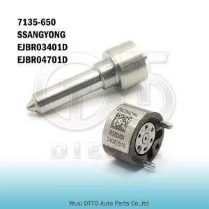 Cheap Nozzle-Valve Kit 7135-650 Delphi Injector Repair Kit With L157PBD Nozzle And 28239294 Control Valve for sale