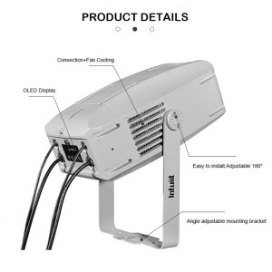 IP65 water effect projector with ripple water wave effect, 200 watts, water