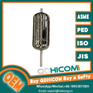 Stainless Steel Compressed Air Surge Tank Horizontal Air Tank For Clean Applications