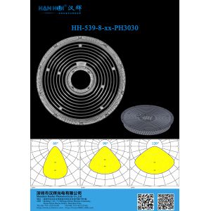 8 Rings UFO High Bay Light Lens φ263.8mm Size 3030/2835LEDs Waterproof Lens