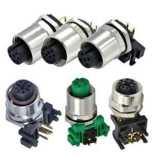 M12 Waterproof Connector 3-17 Pin Male Female IP67 IP68 DIN
