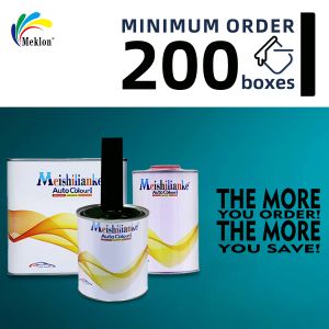 High Gloss Scratch Resistant And Easy To Repair Pure Black Car Repair Paint