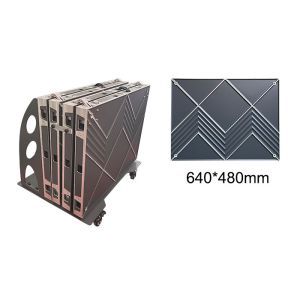 Folding Poster LED Screen 60cm Height Convenient Small Space Light Weight