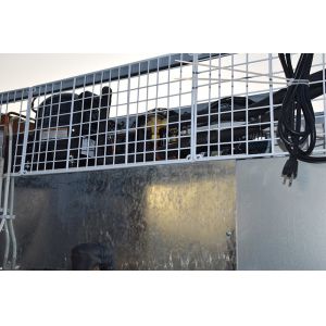 Top Mounted Two Glass Swing Door Merchandiser Freezer with Eco friendly R290