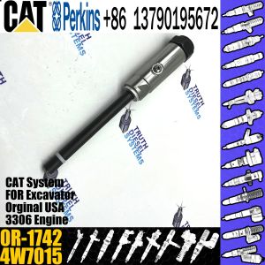 Fuel Injector 4W7015 0R-3419 0R-1742 For Caterpillar Excavator Engine 3204