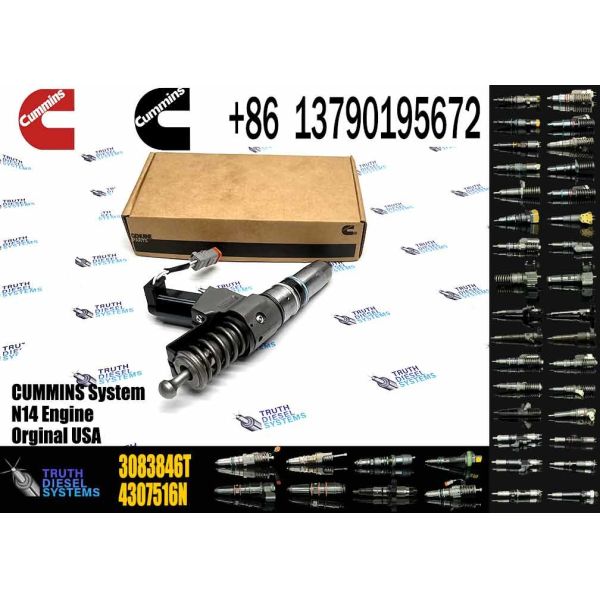 NINE Brand High Performance Diesel Injector 3083846T Common Rail Injector