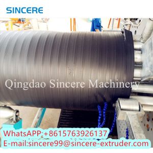 Large Diameter Structural Wall Hollow Wall Spiral Winding Pipe Extrusion