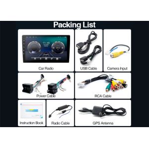 Android 9 Inch Car Stereo A2DP Touch Screen Car Stereo With Gps And Bluetooth