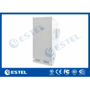 Three Layers Metal Outdoor Battery Street Cabinets Telecoms With Water Sensor
