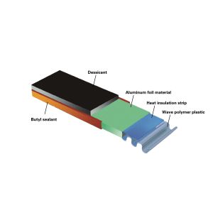 high quality sealing warm edge rubber spacer