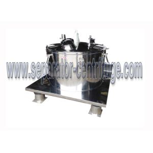 PLC Control Manual Chemical Centrifuge , Plant Extraction Alcohol Solution