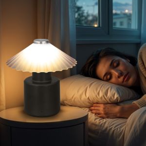 Cute Umbrella Design Touch Control LED Table Lamp With Adjustable High/Low