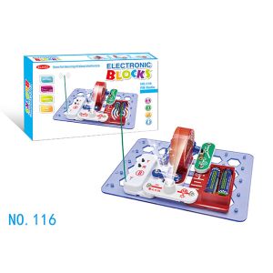 Electric Circuits Construction Building Blocks Toy / Diy Electronics Kits