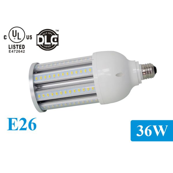 36W Super Brightness IP65 E26 LED Corn Bulb of Samsung / Epistar LEDs