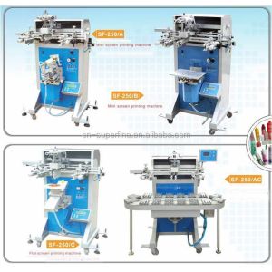 Semi-Automatic Screen Printing Machine for Bottles and Tubes with 220V Power and