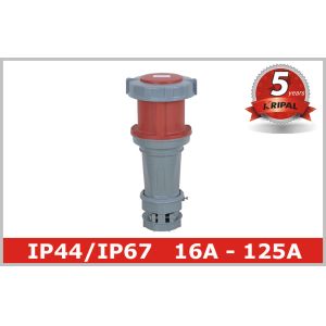 16A 32A 125A Waterproof Extension Socket Industrial Coupler IP44 IP67