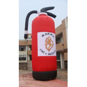 Cheap commerical inflatable promotion fire extinguisher model with CE blower for sale