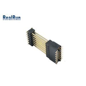 PA6T Male Pin Header Connector Dual 7P SMT Connector Gold Tin Plating