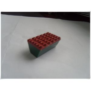 Red PVC Super Grip Belt Corrugated Belt abrasion resistance For Textile