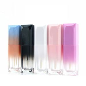 Luxury Unique Empty Packaging Square Plastic Cosmetic Gradient With Wands