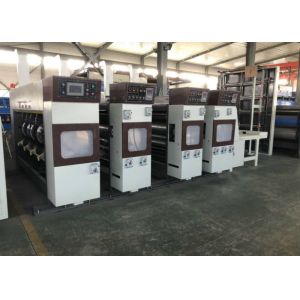 Semi Automatic Flexo Printer Slotter Machine Printing Size 2100*1250mm Thickness