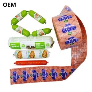 Co-Extruded 5 Layers Custom Flexography Printing Polyamide Sausage Casing For