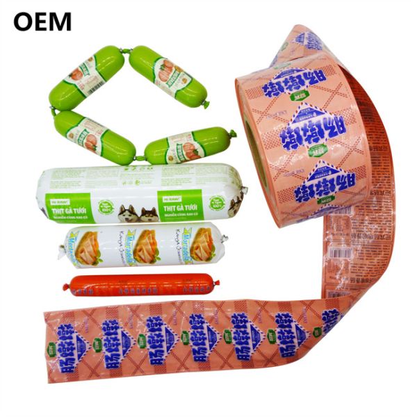 Quality Co-Extruded 5 Layers Custom Flexography Printing Polyamide Sausage Casing For Sausages wholesale