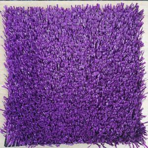 Customized Tennis Artificial Turf Multi Functional Purple Color 25mm Pile Height