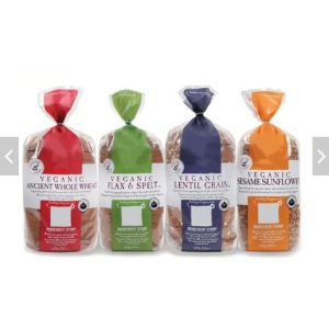 China Recycled Poly Plastic Bread Bags Customized Reusable 10 Colors Print on sale