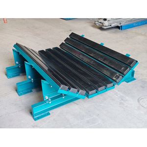 Belt Conveyor Impact Bed With Replacement Low Friction UHMWPE Impact Bar