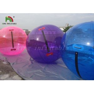 Cheap Durable colorful Inflatable Walk On Water Ball 2m Dia 1.0mm Waterproof PVC For Rental for sale