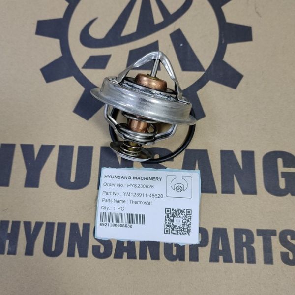 Quality Hyunsang Parts Excavator Thermostat YM123911-48620 YMR001780 YM124610-48620 For PC110R PC95R PW110R PW95R WB1 wholesale